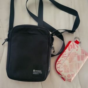 Easy access crossbody bag and card holder